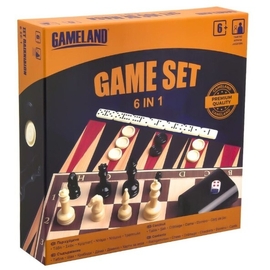 Gameland 6 in 1 Board Games