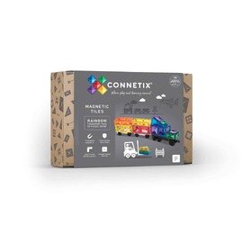 Connetix Tiles Rainbow 50 Piece Transport Pack