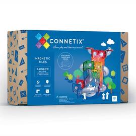 Connetix Tiles Rainbow 66 Piece Set Ball Run Expansion Pack