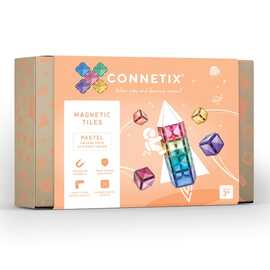 Connetix Tiles Pastel 40 Piece Square Pack
