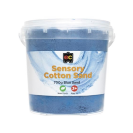 Educational Colours - Sensory Cotton Sand 700g Tub Blue