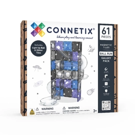 Connetix Tiles Rainbow Ball Run Galaxy pack 61 pc