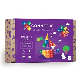 Connetix Rainbow Starter Pack 60 Pieces Inside