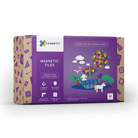 Connetix Tiles Rainbow 62 Piece Starter Pack