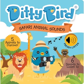 Ditty Bird Safari Animal Sounds Board Book