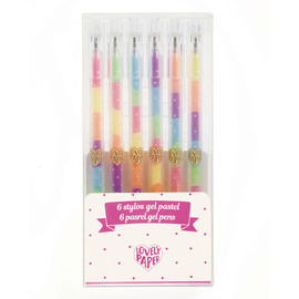 Djeco Lovely Paper Pastel Rainbow Gel Pens