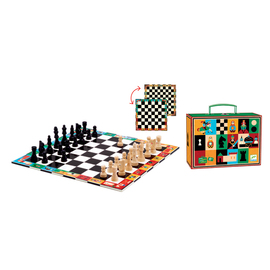 Djeco Nomad Chess & Checkers Game Set
