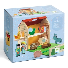 Softi- Farm felt & Wood Play Set