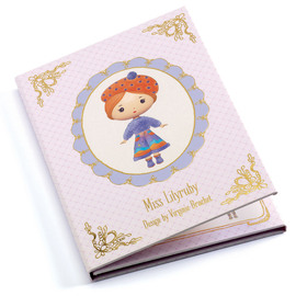 Djeco Tinyly Miss Lilyruby Removable Stickers Set