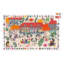 Djeco Hedgehog School Observation Jigsaw Puzzle 35pc