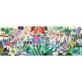 Djeco 1000pc Rainbow Tigers Jigsaw Puzzle by Martyna Zoltaszek