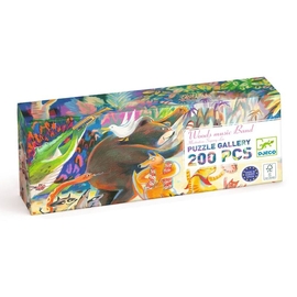 Djeco Woods Music Band 200pc Jigsaw Puzzle w Poster