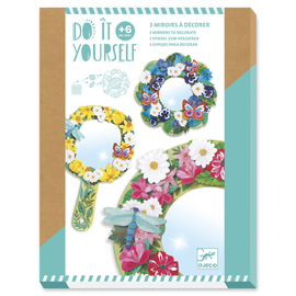 Djeco Do It Yourself Pretty Flowers Mirrors