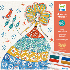 Djeco Magic Watercolours | Romantic Flowers Art Kit