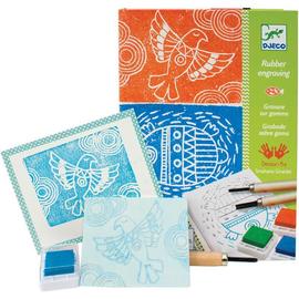 Djeco Rubber Engraving Stamp Art Kit