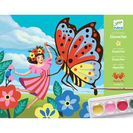 Djeco Art By Number Gouaches Minuscules Painting Kit
