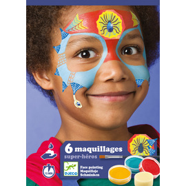 Djeco Super Heroes Body Art | Face Painting Kit
