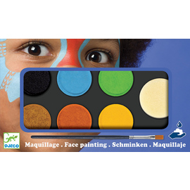 Djeco Nature Body Art & Face Painting Palette | 6 Colours