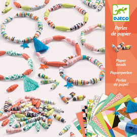 Djeco Paper Beads Spring Bracelets Craft Activity Kit