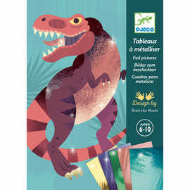 Djeco Jurassic Foil Pictures Art Kit