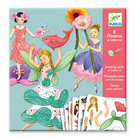 Djeco Fairies Paper Puppets | Jumping Jacks