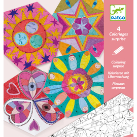 Djeco Colouring Surprise Mandalas | Constellations Colouring Activity Kit