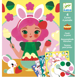 Djeco Snack Time Cards to Paint