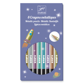 Djeco Metallic Pencils | 8 Pack