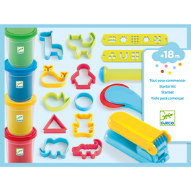 Djeco Introduction to Dough - 25 Piece Play Dough Set