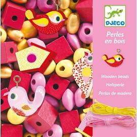 Djeco Birds Wooden Beads 450pc