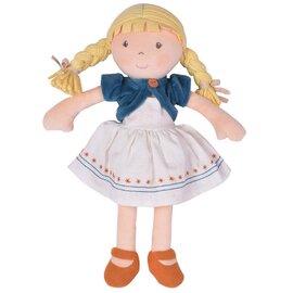 Bonikka Doll - Lily with Blonde Hair | Organic Cotton Rag Doll