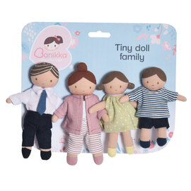 Bonikka Tiny Doll Family of 4