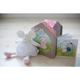 Meiya & Alvin - Rubber Meiya the Mouse With Book Gift Box