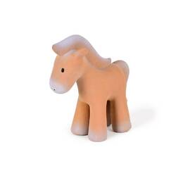 Tikiri My First Farm Animals - Horse | Natural Rubber Rattle & Teether Toy