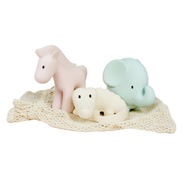 Tikiri Rubber Marshmallow Animal Set