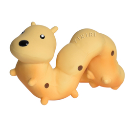 Tikiri My First Garden Friends - Caterpillar | Natural Rubber Rattle & Teether T
