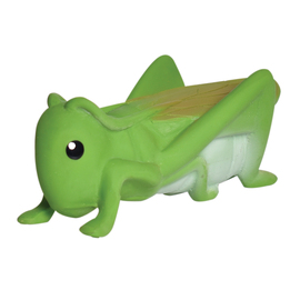 Tikiri My First Garden Friends - Grasshopper | Natural Rubber Rattle & Teether Toy