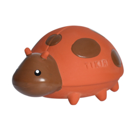 Tikiri My First Garden Friends - Ladybug | Natural Rubber Rattle & Teether Toy