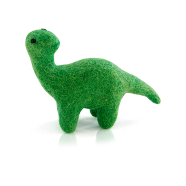 Dashdu - Mini Green Felt Brontosaurus