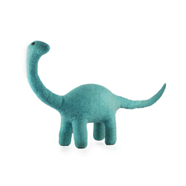 Dashdu - Delightful Dino - Large Turquoise Felt Brontosaurus