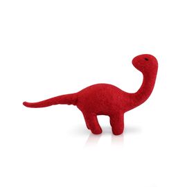 Dashdu - Decisive Dino, Red Felt Brontosaurus