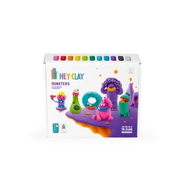 Hey Clay Monsters Set (15 Cans & 2 Sculpting Tools )