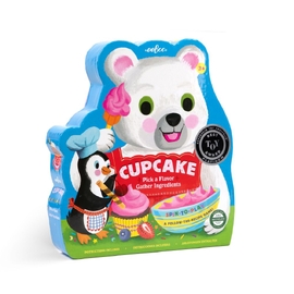 eeBoo Cupcake Shaped Spinner Board Game