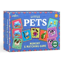 eeBoo Mini Memory & Matching Game - Little Pets