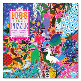 eeBoo Peacock Garden 1008pc Jigsaw Puzzle
