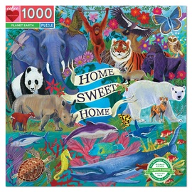 eeBoo Planet Earth 1000pc Square Jigsaw Puzzle