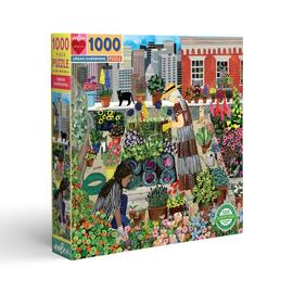 eeBoo Urban Gardening 1000pc Jigsaw Puzzle