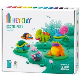 Hey Clay Exotic Pets Set (15 Cans)