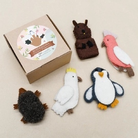 Tara Treasures Australian Animals B Felt Finger Puppets 