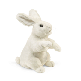 Standing White Rabbit Puppet